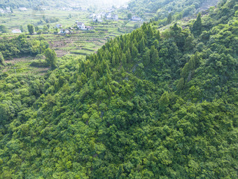 湖北新<strong>山水</strong>上公路山川自然<strong>风</strong>光航拍摄影图