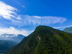 湖北新山水上公路山川自然风光航拍摄影图