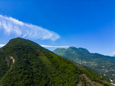 湖北新山水上公路山川自然风光航拍摄影图