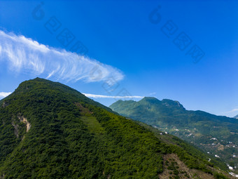 湖北新山水上公路<strong>山川自然</strong>风光航拍摄影图