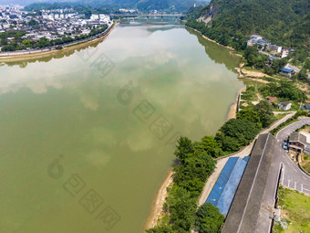 湖南洪江黔阳古城4A景区航拍摄影图