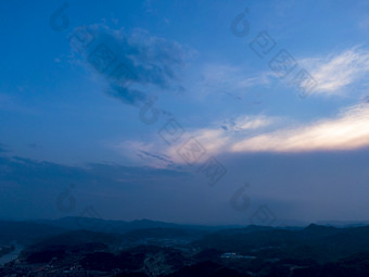 湖南山川丘陵地貌航拍