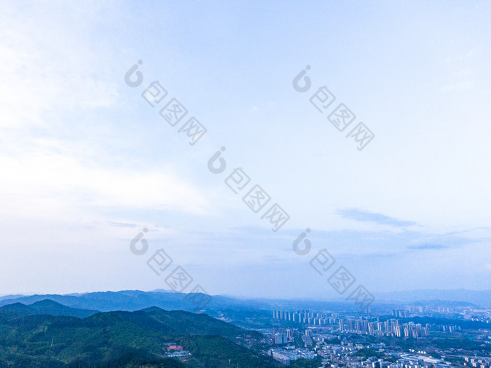 湖南山川丘陵地貌航拍