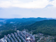 湖南山川丘陵地貌航拍