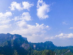 湖南张家界天门山5A景区航拍摄影图