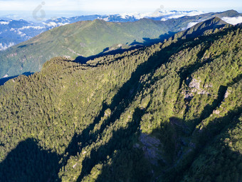 壮丽山河高山云海航拍