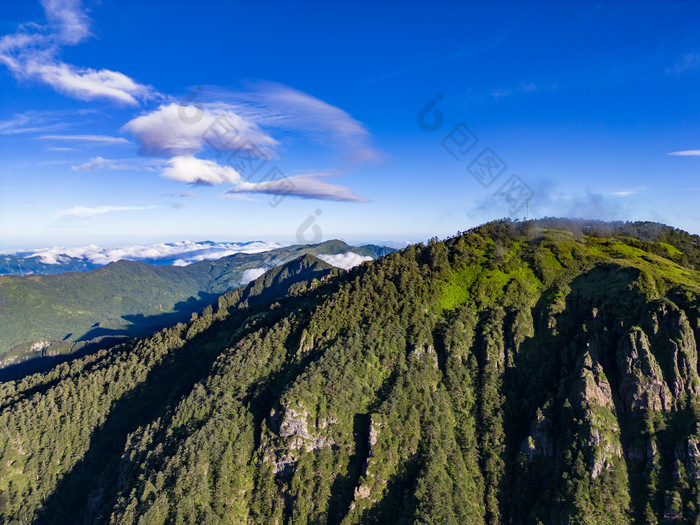 壮丽山河高山云海航拍