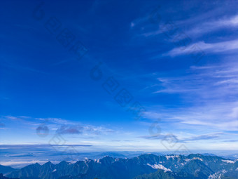 壮丽山河高山云海航拍