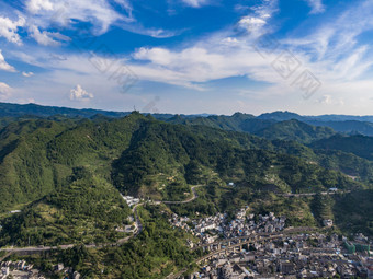 自然风光祖国<strong>山川河流</strong>航拍摄影图