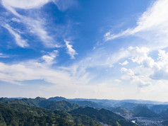 自然风光祖国山川河流航拍摄影图