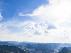 自然风光祖国山川河流航拍摄影图