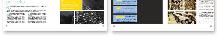 时尚图形风格的商业画册设计