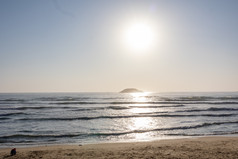 海景海滩浪花波浪沙滩