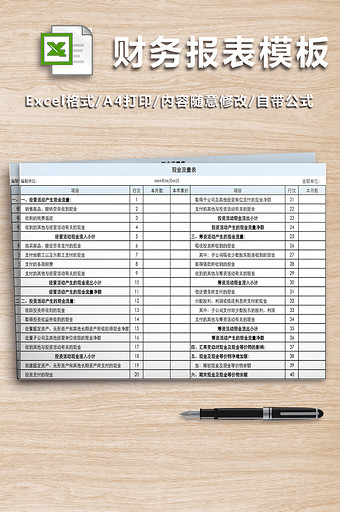 最新财务报表模板三联