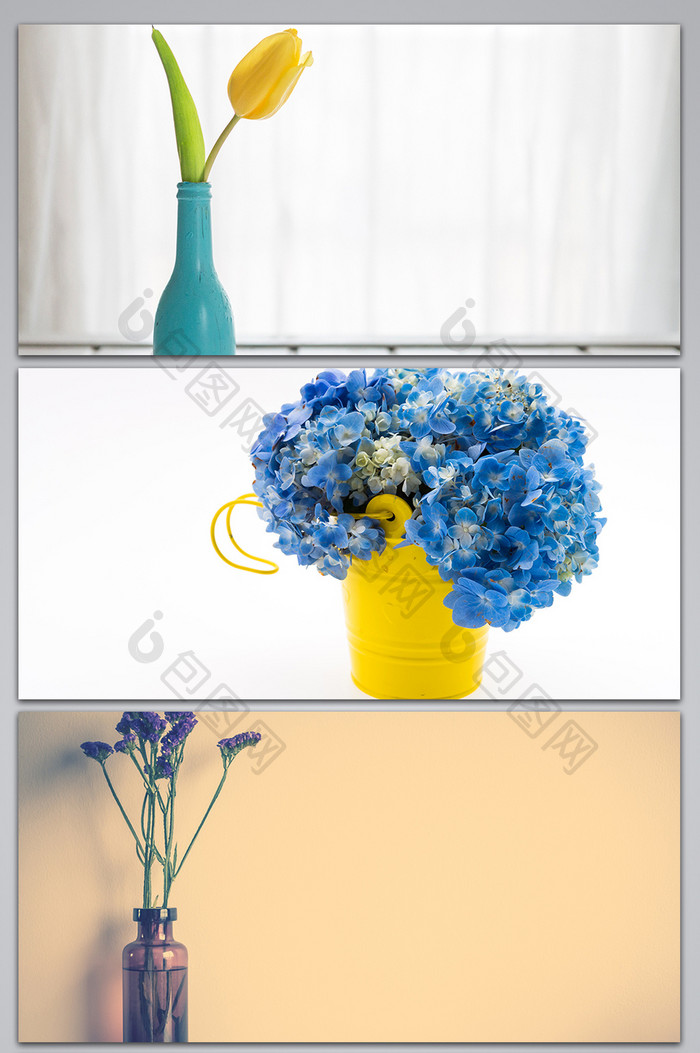 鲜花花瓶图片背景图