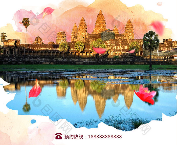 柬埔寨旅游海报 下载