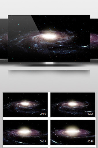 银河系运动高清视频图片