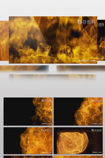 大气史诗企业宣传2k10组火焰素材图片