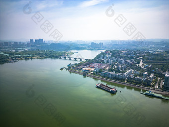 湖北宜昌<strong>三峡</strong>葛洲坝水电站航拍摄影图