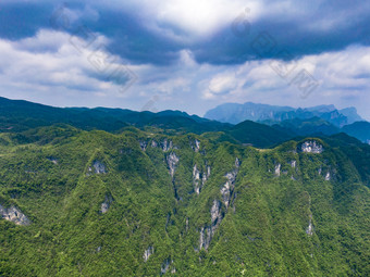 祖国<strong>壮丽</strong>山河湖南张家界山川地貌摄影图