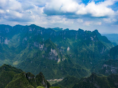 祖国壮丽山河湖南张家界山川地貌摄影图