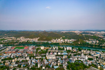 崇左市<strong>太平</strong>古城<strong>太平</strong>府4A景区航拍摄影图