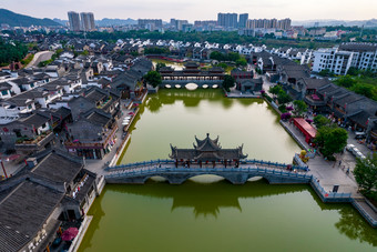 崇左市太平古城太平府4A景区航拍摄影图