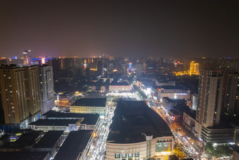 邯郸城南夜市夜景