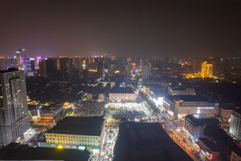 邯郸城南夜市夜景4