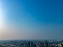 河南新乡市城市风光航拍摄影图