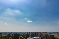 河南许昌城市风光市委市政府航拍摄影图