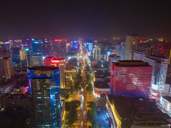 石家庄中山西路夜景