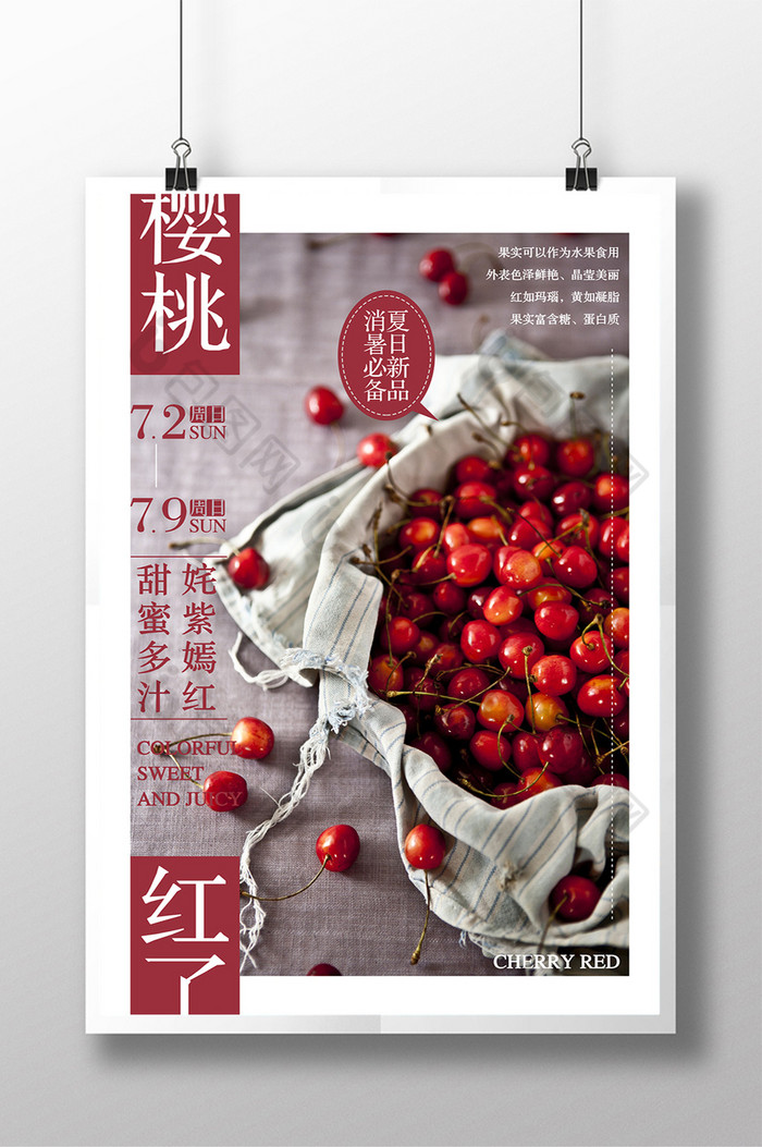 樱桃红了水果图片