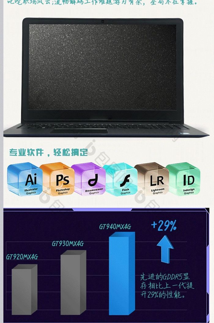 天猫淘宝笔记本电脑详情页