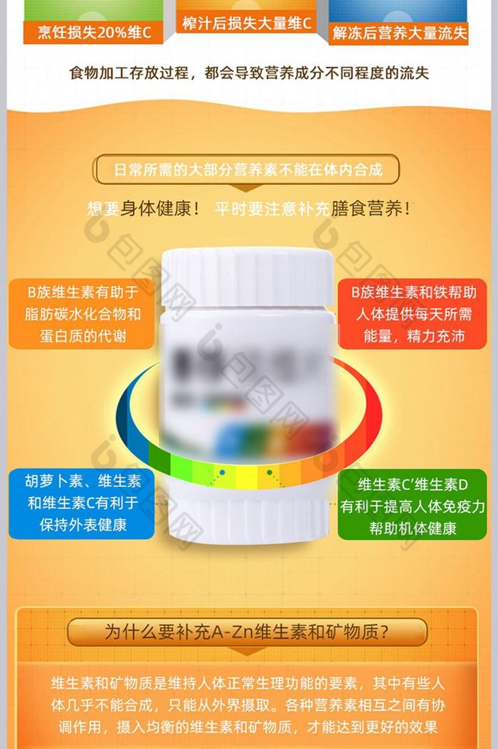 善存30粒详情页设计