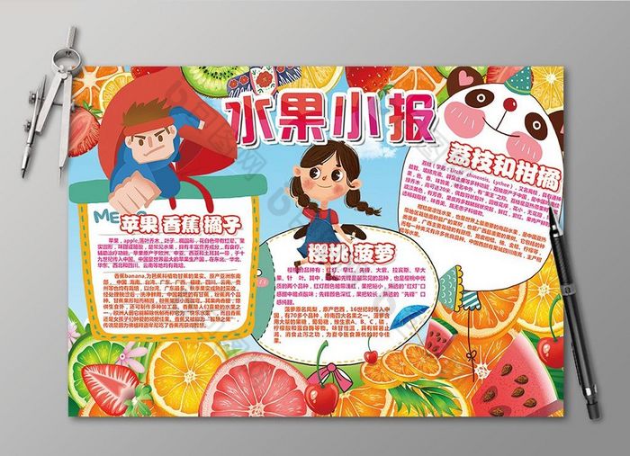 水果小报图片