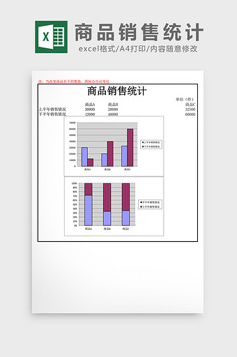 商品销售统计登记excel表图片