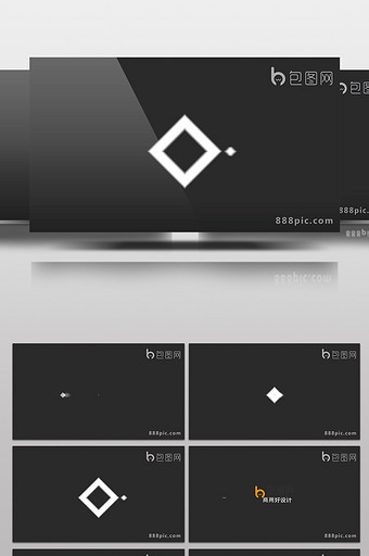 视频素材 LOGO演绎 MG动画片头开场图片