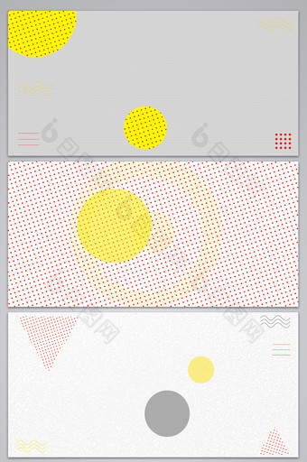 波尔圆点几何背景图片
