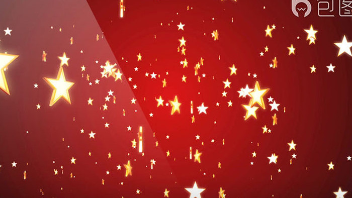 圣诞五角星红色背景素材