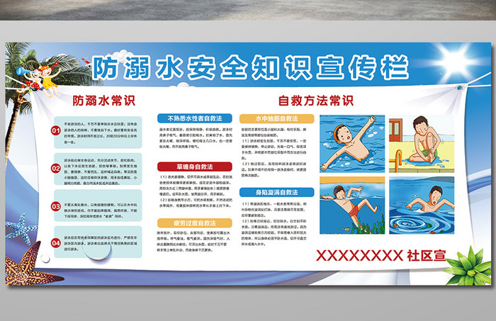 防溺水安全知识宣传栏