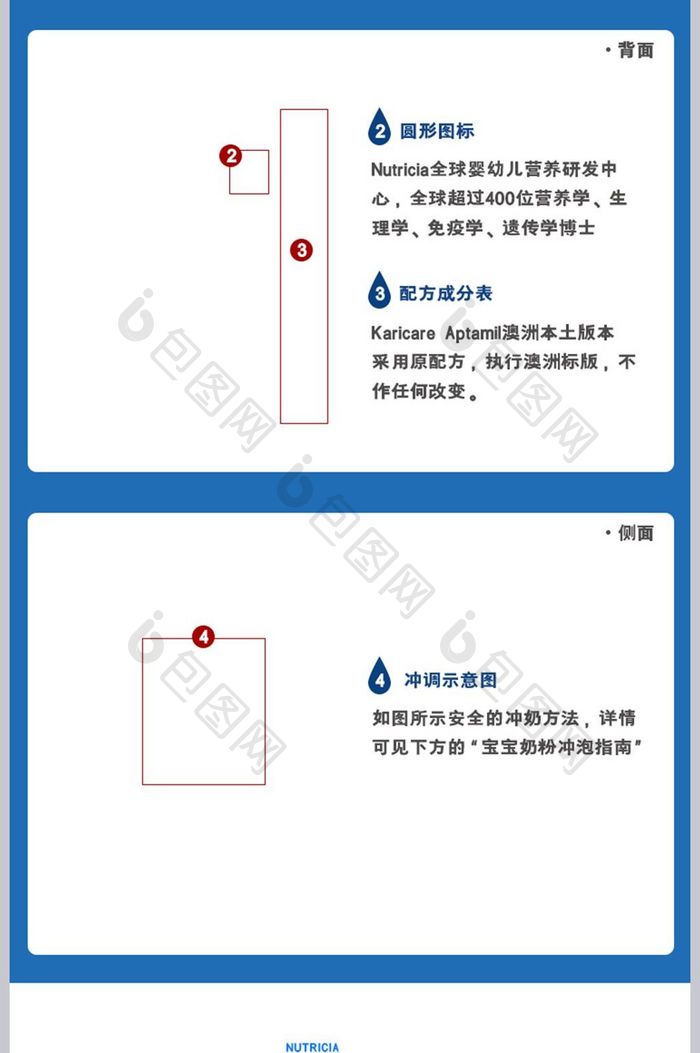 母婴产品奶粉详情页模板