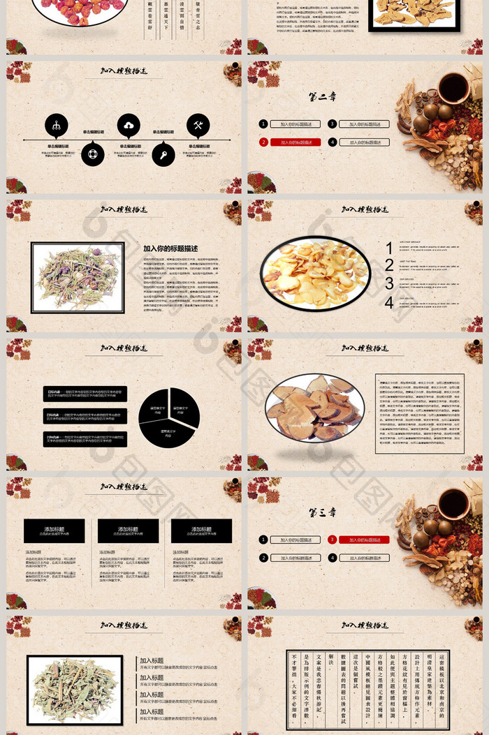 养生医学中医文化PPT动态模板