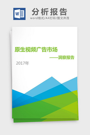 2017年原生视频广告市场洞察分析报告图片