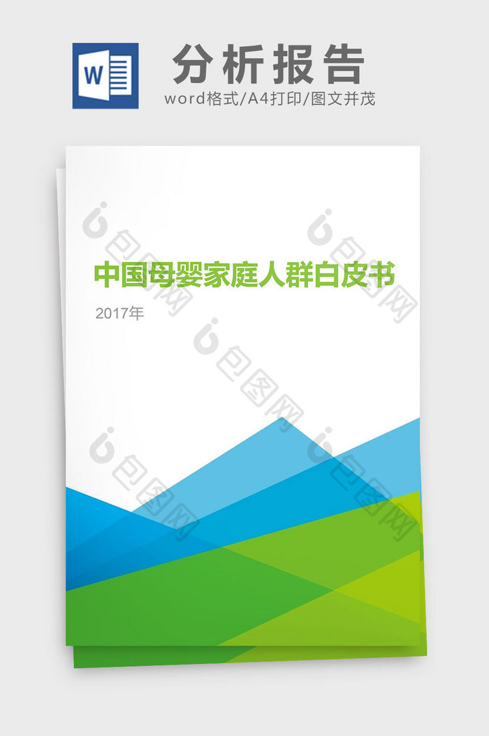 2017年中国母婴家庭人群白皮书分析报告