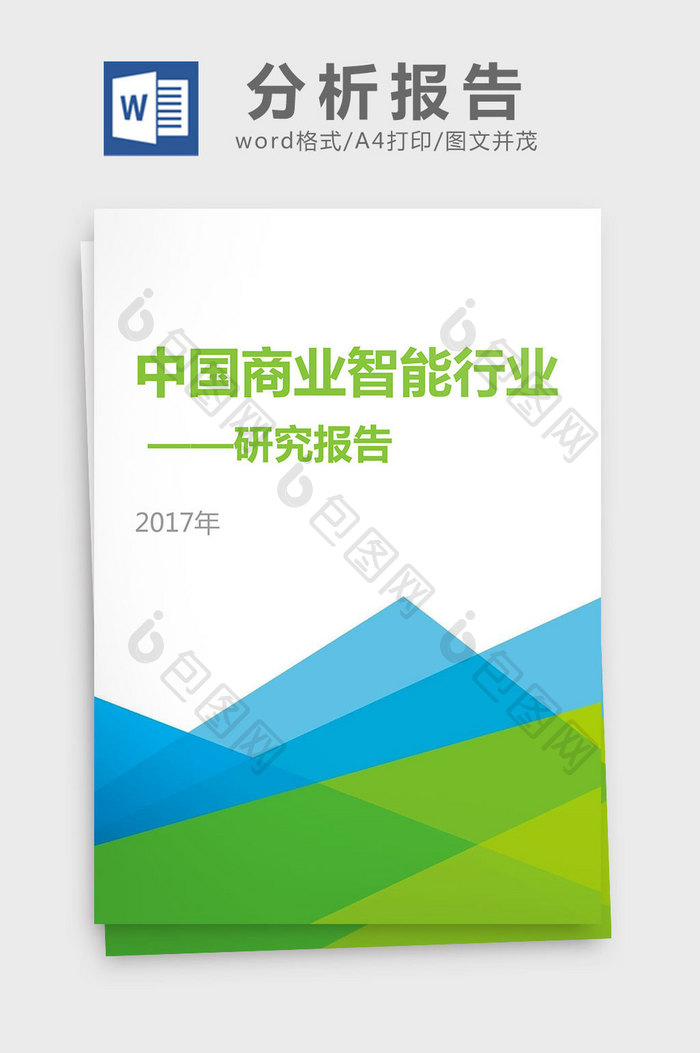 2017年中国商业智能行业研究分析报告