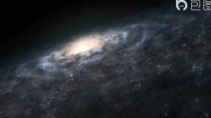 神秘宇宙浩瀚的银河星空之旅视频素材