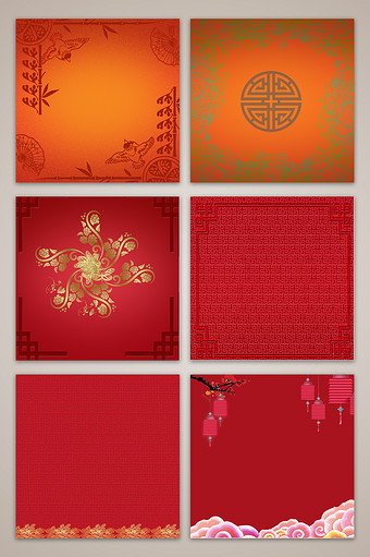 中国传统纹样式背景图图片