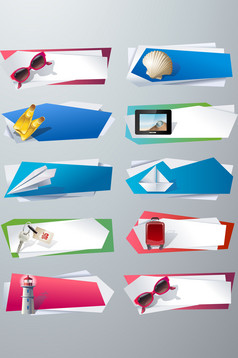 卡通漫画背景对话框矢量素材