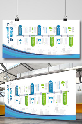 企业文化墙企业发展历程